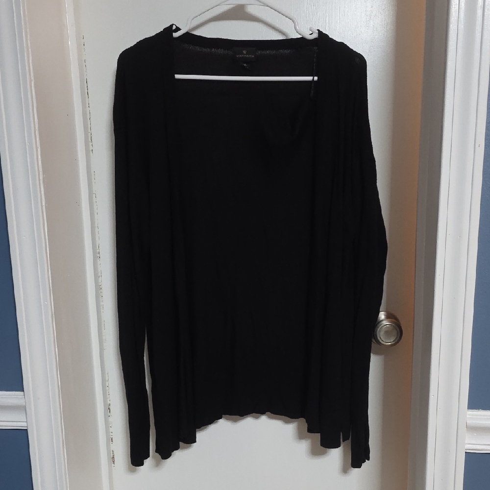 Worthington Black Knit Cardigan